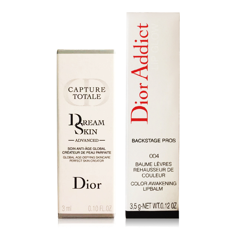 迪奥(Dior)魅惑润唇膏礼袋装(丰唇膏004#+修颜乳3ml)