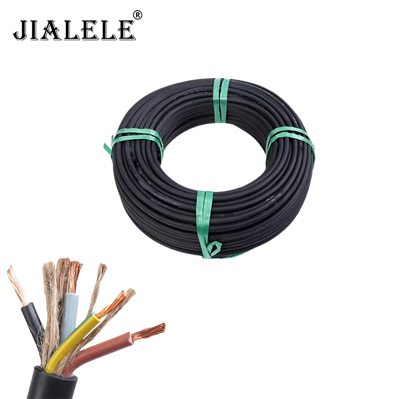 JIALELE 橡套软电缆 YC4*6/380V/ 米高清大图