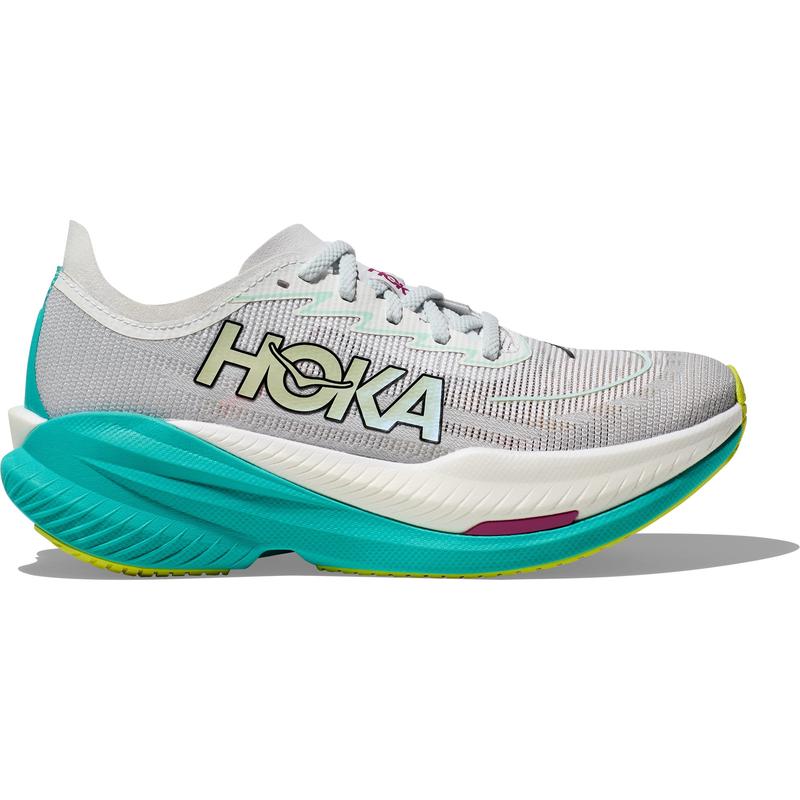 Hoka OneOne女款轻盈透气跑步鞋支撑防滑舒适低帮运动鞋 FROST/ELECTRIC_AQUA 39
