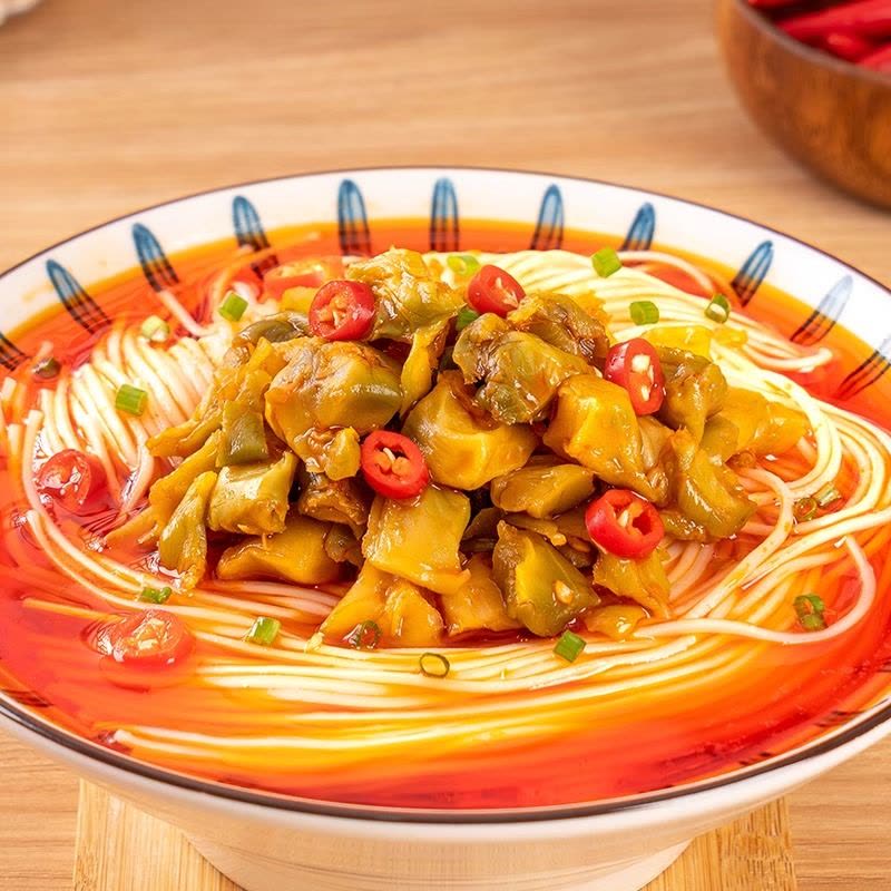 吉香居香菜芯开味菜麻辣三丝爽脆笋丁下饭菜鱼香盐菜306g*2图片