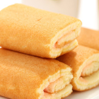 达利园 瑞士卷香蕉味 营养早餐零食面包饼干蛋糕 200g*5大包小孩儿童成人家庭用品休闲食品