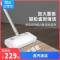 法耐蒸汽拖把家用电动高温吸拖一体手持式多功能懒人拖地毯清洁机_浅绿家庭豪华版6米电源线清洁布x4停机垫