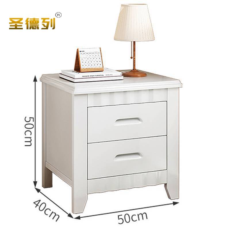 圣德列实木床头柜收纳储物柜T-4 500*400*500mm高清大图
