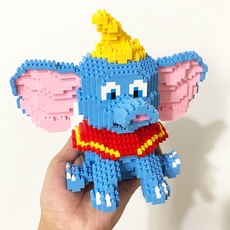 微型成年钻石立体小颗粒拼装积木玩具兼容乐高摆件史迪仔 翠绿色1011天空航母图片