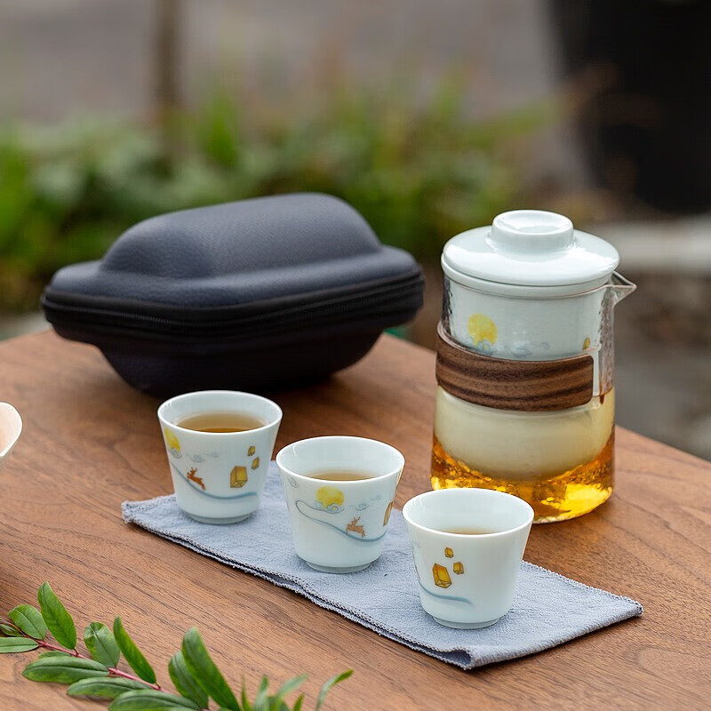 一鹿相伴快客方然杯A-601高清大图