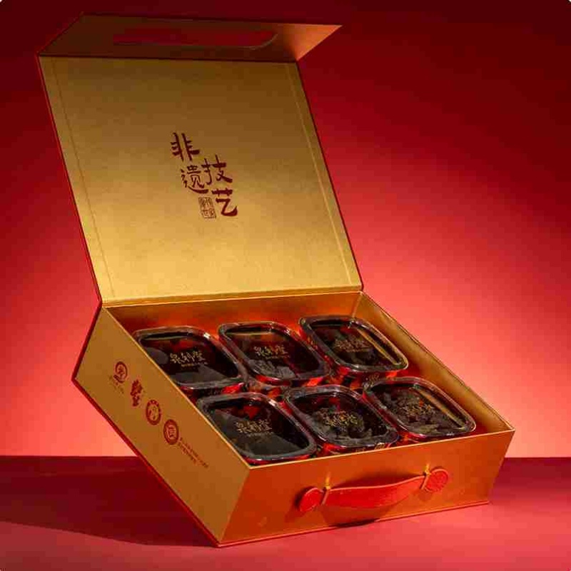 泉利堂 蜜饯果干礼盒1548g (1组6罐) 蜜饯果干果脯办公室休闲小零食