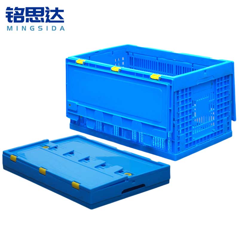 铭思达折叠周转筐含盖600*400*340mm个高清大图