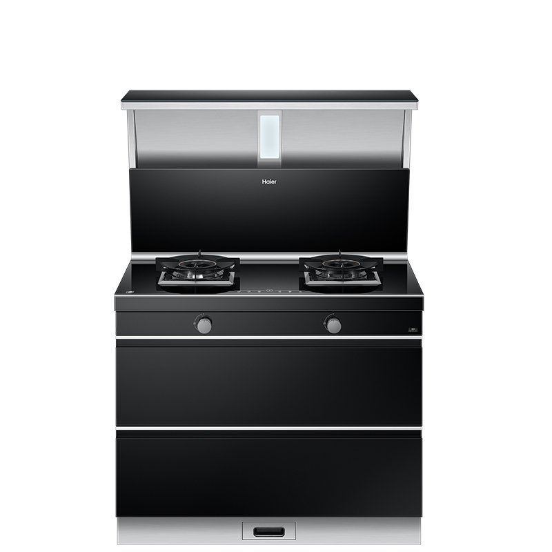 海尔(haier)集成灶 jjzt-90-qazk(12t) 蒸烤一体集成灶 家用蒸烤箱