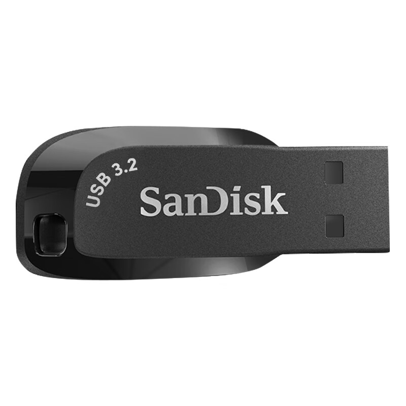 闪迪(SanDisk)64GB USB3.0 U盘 CZ410酷邃 读速100MB/s 小巧便携 密码保护 商务办公学习高清大图