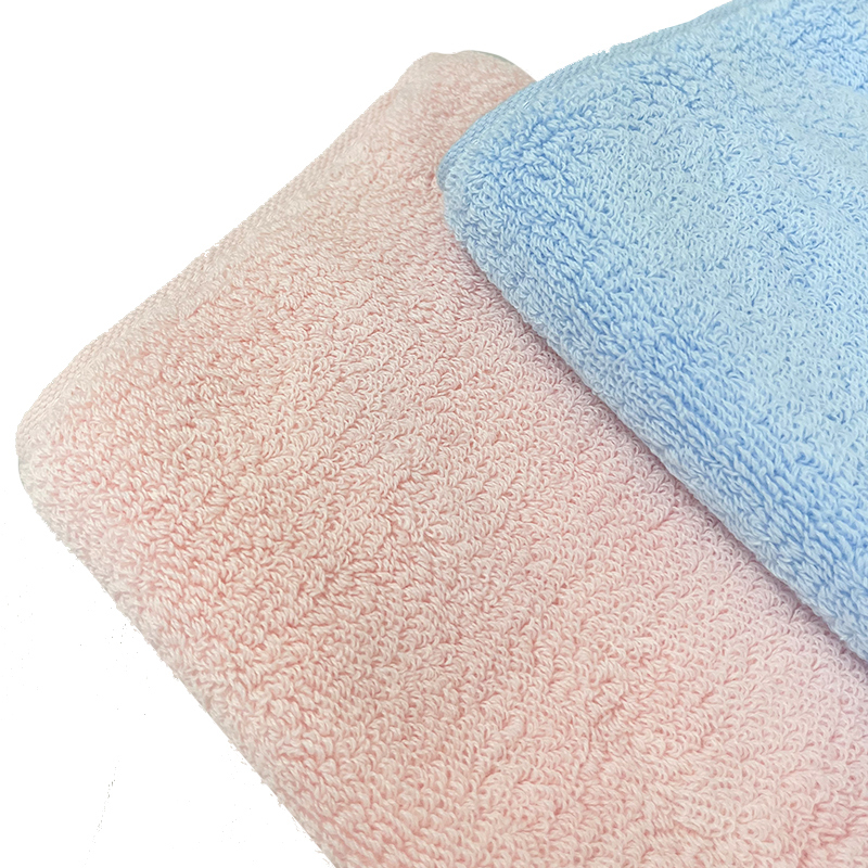 纯棉毛巾双条装蓝色礼盒XS高清大图