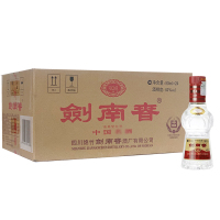 老酒 52度剑南春 小酒版 光瓶 浓香型 50mlx24瓶 2014年