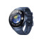 HUAWEI/华为 WATCH 4 Pro 蓝航天级钛合金壳 蓝色复合带 超坚硬金刚钛 一键微体检2.0 UWB 智慧控车