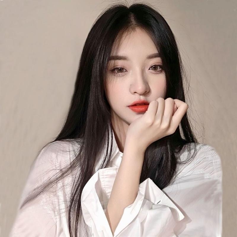 假发女长直发中分无刘海黑长直蓬松气质长发逼真自然中长全头套式