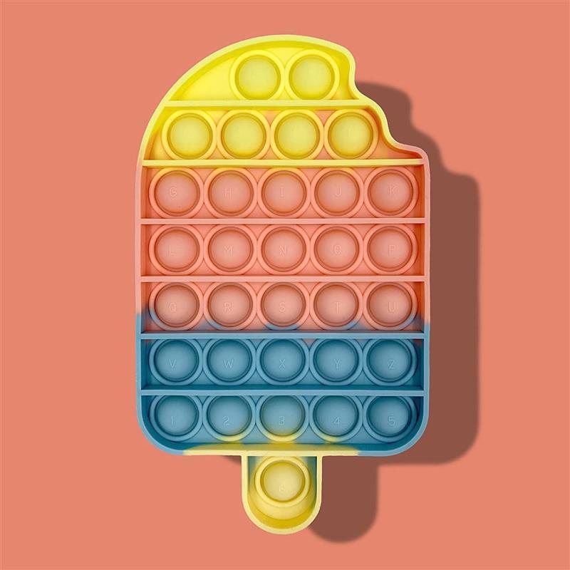 大号灭鼠先锋犹太人思维棋 彩虹彩色 push pop bubble fidget|大号圆彩