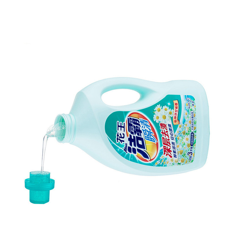 洁霸（Attack）瞬清无磷洗衣液(怡神洋甘菊香) 3kg/瓶 花王出品高清大图