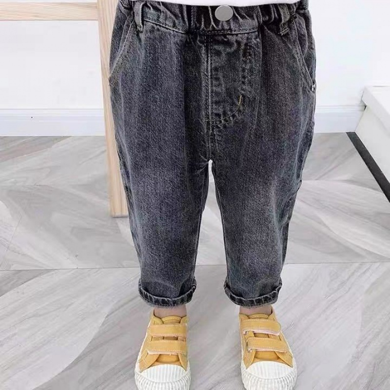 春秋季男童牛仔长裤童装儿童裤子春秋款宝宝牛仔裤潮莎丞