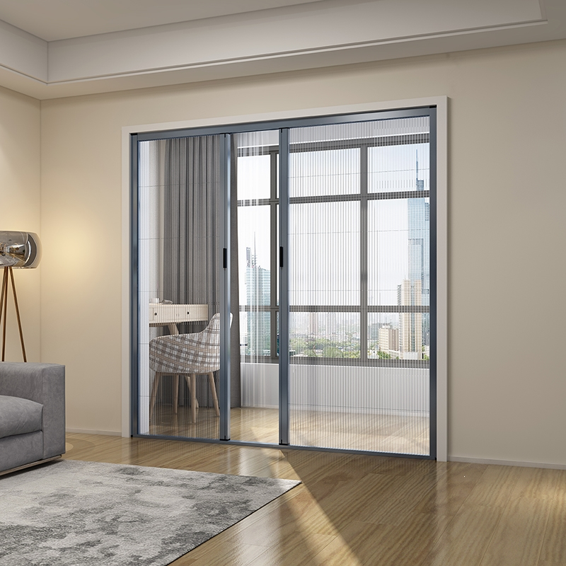 防蚊门帘免打孔家用帘子高档磁性防蝇隐形推拉门夏季纱窗折叠纱门