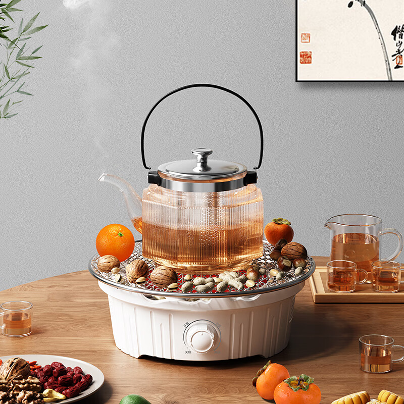欧锐铂 ORB-188围炉煮茶-电陶炉套装 三档温度可调节 降噪煮茶 烹茶烤果高清大图