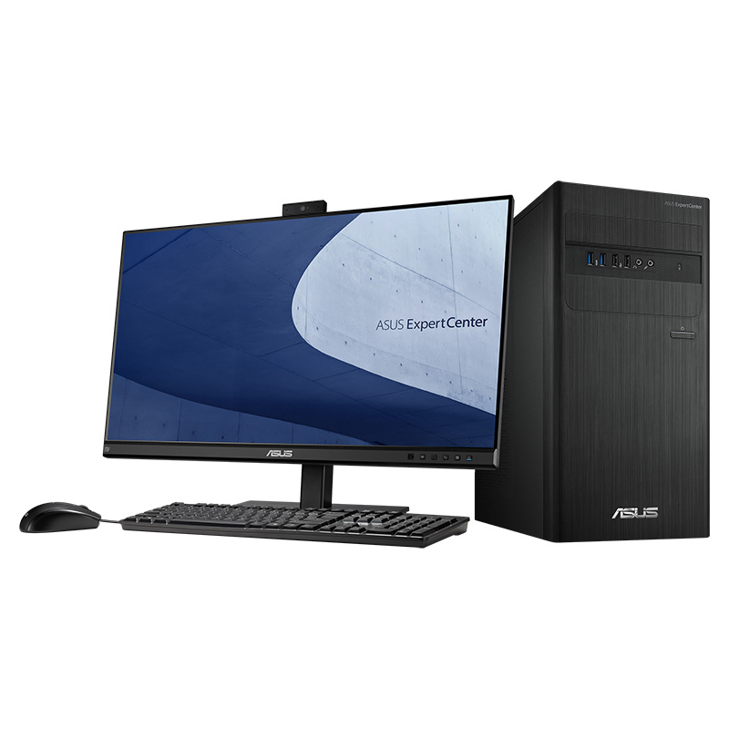 华硕(ASUS)商用台式电脑 弘道D500TD 23.8英寸(i5-12400 8G 256GB +1TB 集显 win11 )