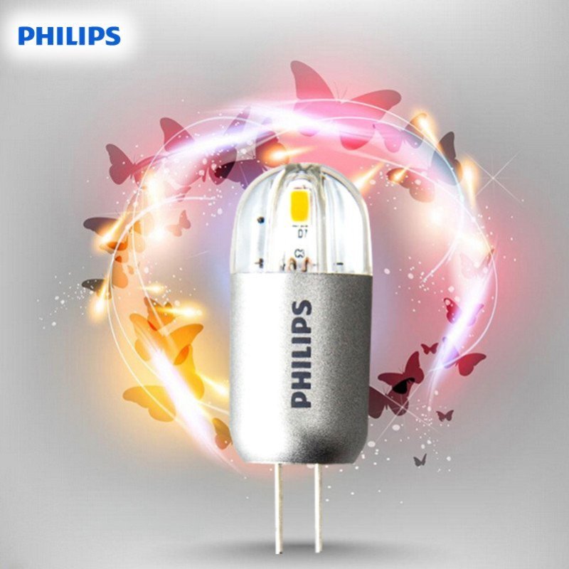 飞利浦led灯珠g4灯珠插脚1.2w节能灯泡12v省电灯珠水晶灯用