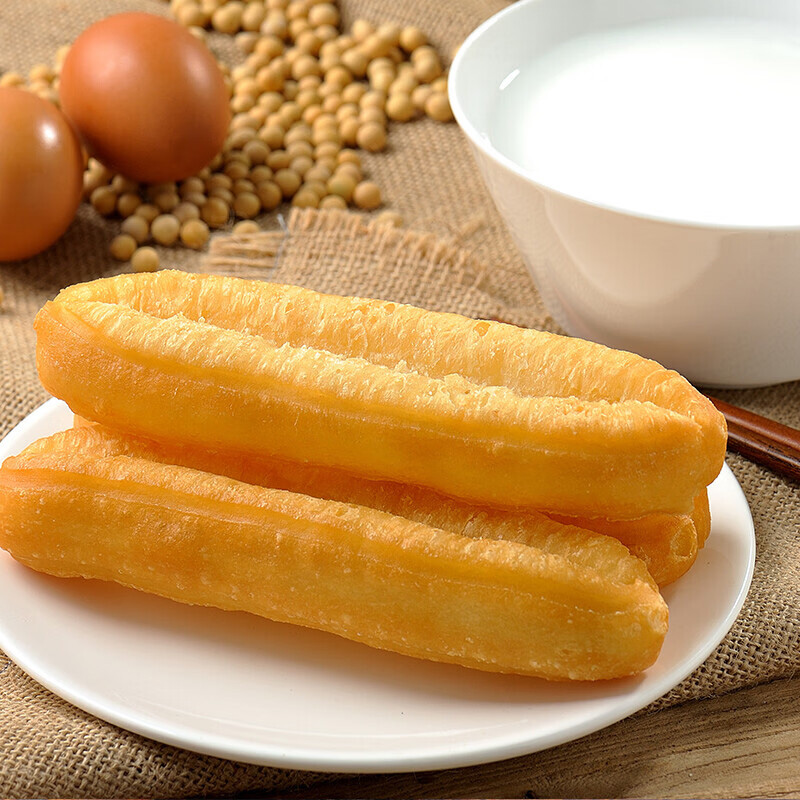 千味央厨酥脆油条蓬松金黄少油不腻外酥里嫩无矾安心720g*1袋高清大图
