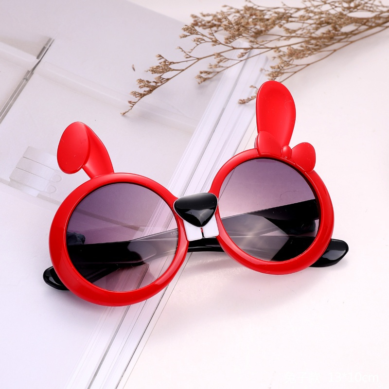 儿童太阳镜防护眼镜小女孩墨镜男童女童幼童时尚潮宝宝可爱眼镜女1