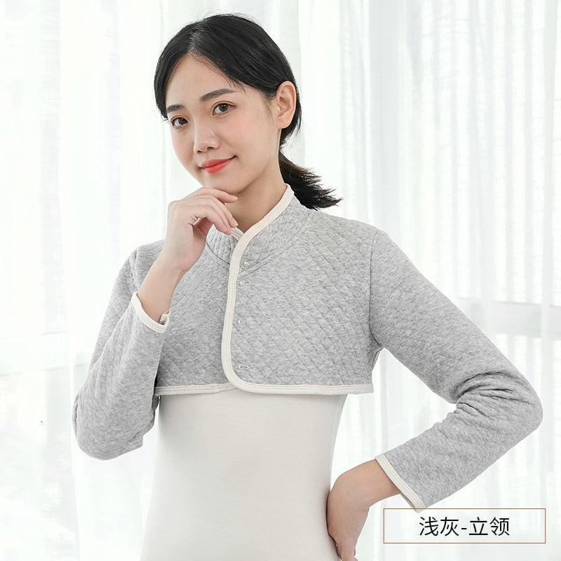秋冬季护肩保暖睡觉女士坐月子防寒长袖护肩颈护肩膀坎肩烈珺