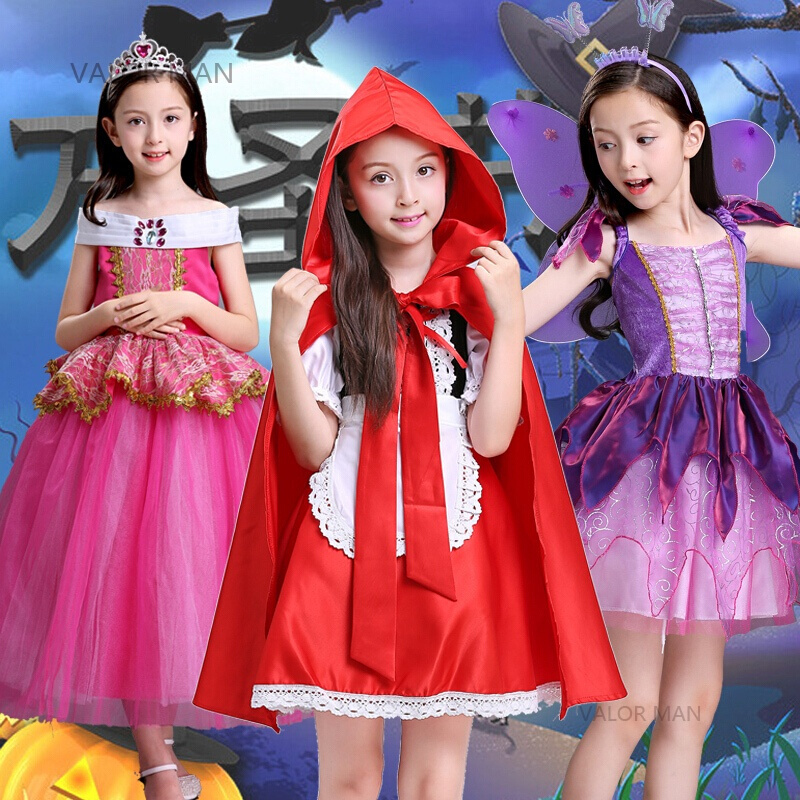 儿童服装女童cosplay白雪公主裙装扮女孩礼服化妆舞会衣服