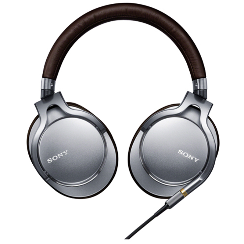 索尼(SONY) MDR-1A(银色) 高解析度立体声耳机 有线控 40mm驱动单元 优质线材