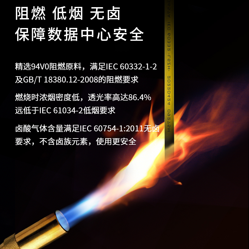 博扬 24芯集束光缆 FC-FC束状单模光纤跳线 预端接分支光纤线 低烟无卤弯曲不敏感80米 BY-JS8033-24S