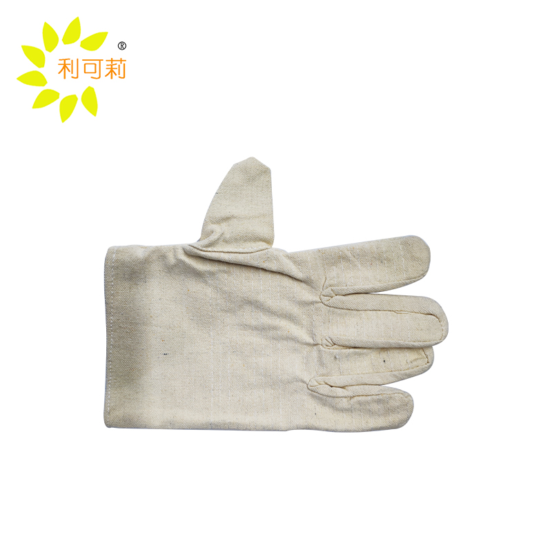 利可莉 24线双层加厚帆布手套均码/双高清大图