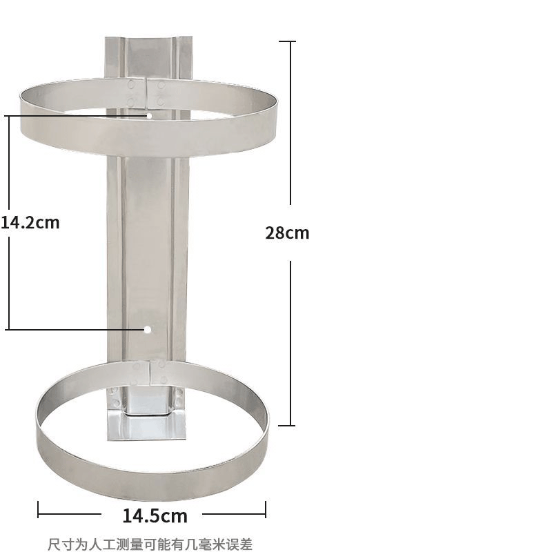 鑫睿辉 不锈钢灭火器固定架 4kg 个高清大图