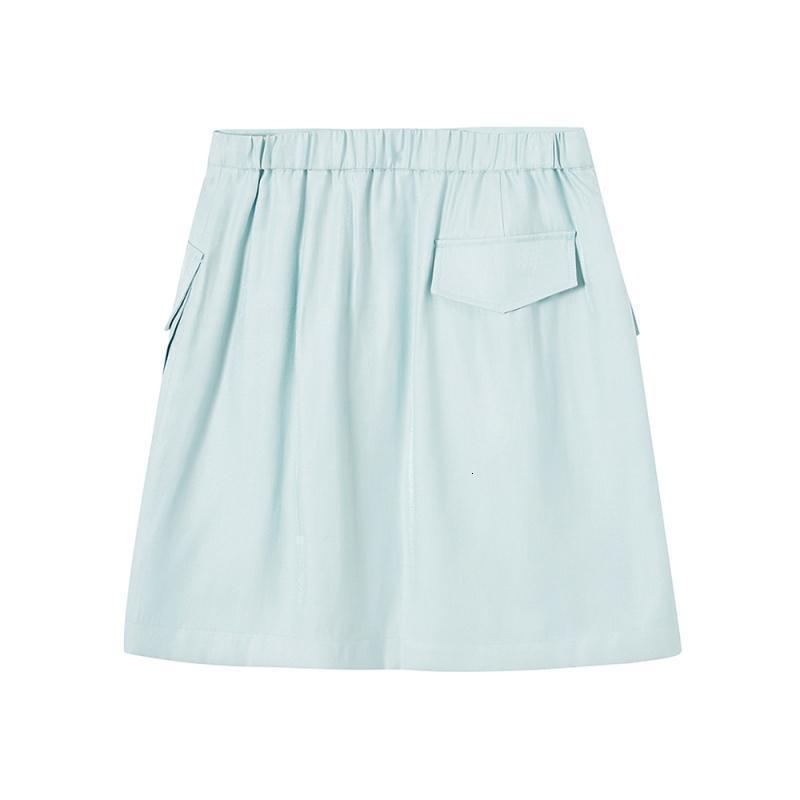 [1件3折价:49.5]美特斯邦威工装风多口袋半裙女新款夏季时尚甜飒高腰半身裙女高清大图