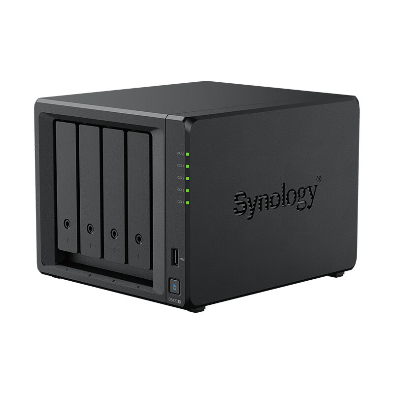 群晖(Synology)DS423+ 四核心 4盘位 NAS网络存储 文件存储共享 照片自动备份 私有云(无内置硬盘 )