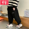 可莉允萌萌哒2022新款儿童加绒裤子男童加厚休闲裤冬季韩版宝宝保暖长裤保暖裤