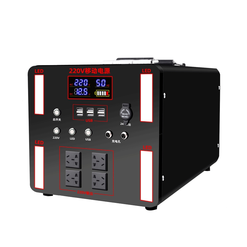 户外移动电源220v便携大容量闪电客3000w带插座电瓶自驾游摆摊停电