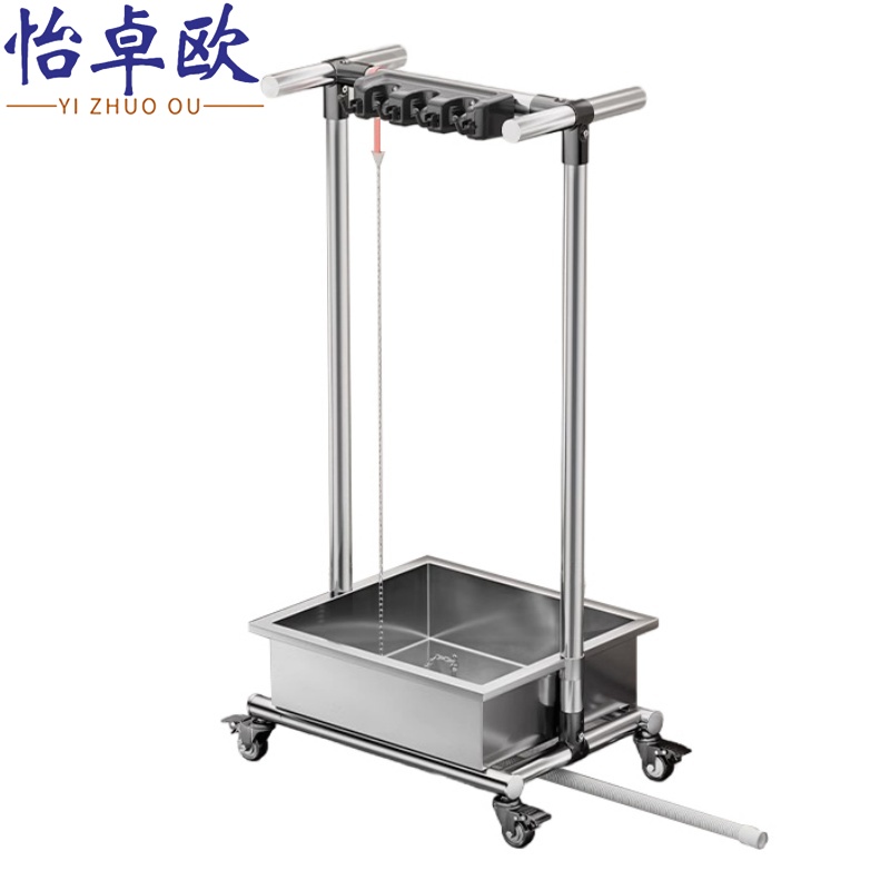 怡卓欧不锈钢拖把架高清大图