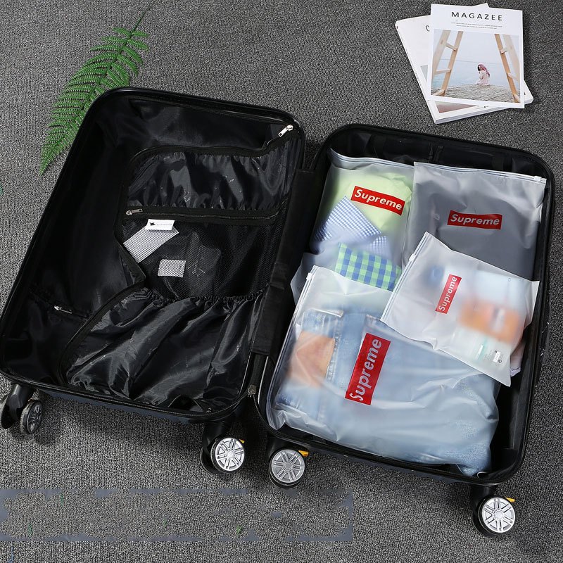 趣涉家居旅行收纳袋行李箱内衣物收纳包衣服分装袋整理袋密封袋收纳袋套装收纳用品收纳袋