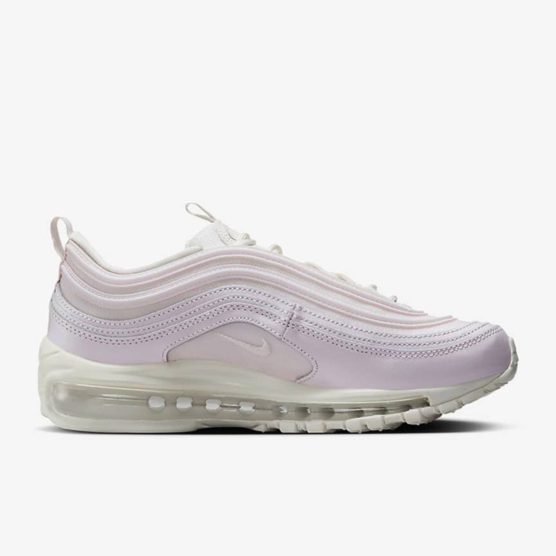 nikeairmax97减震防滑耐磨低帮运动休闲鞋女款粉白dx0137600