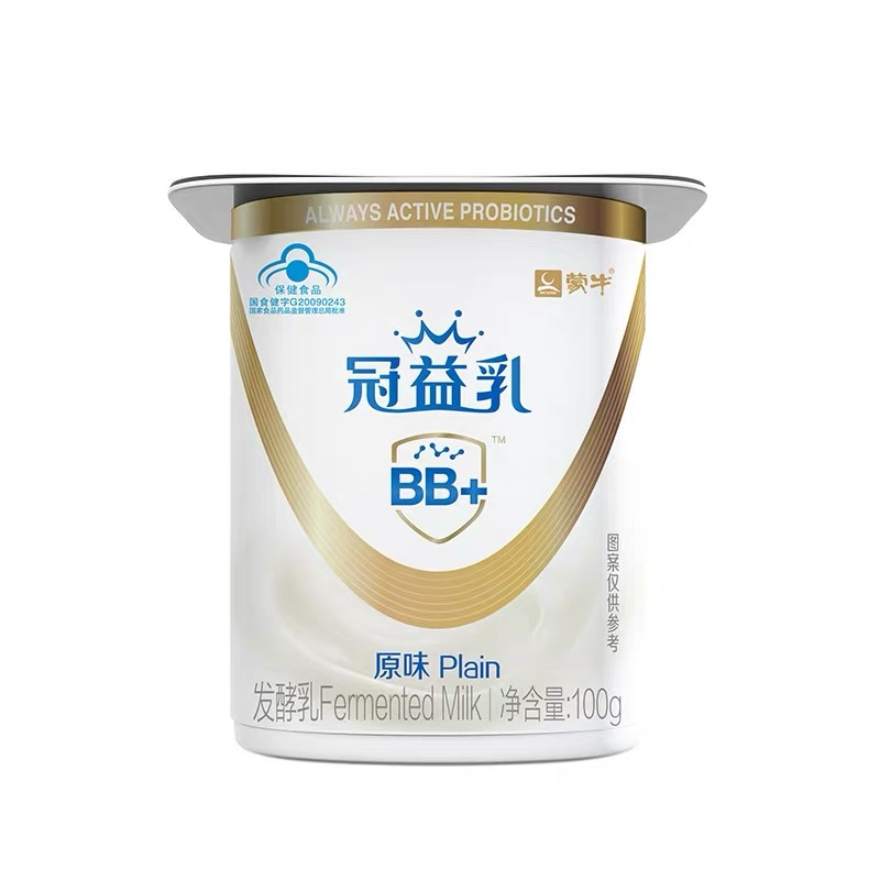 蒙牛 冠益乳BB+ 原味100g*8 八连杯