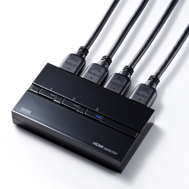 山业(SANWA SUPPLY) HDMI 手动 切换器 SW-HD31ML(单位:个)