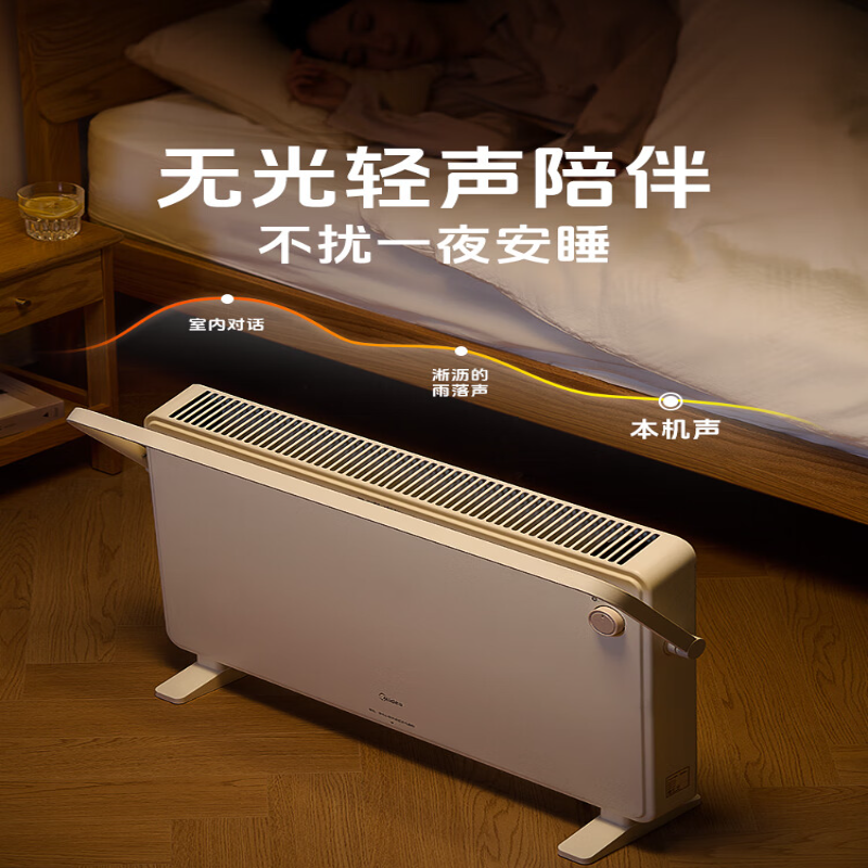 美的(Midea)家用节能静音速热电热电暖器 HDT22TL高清大图