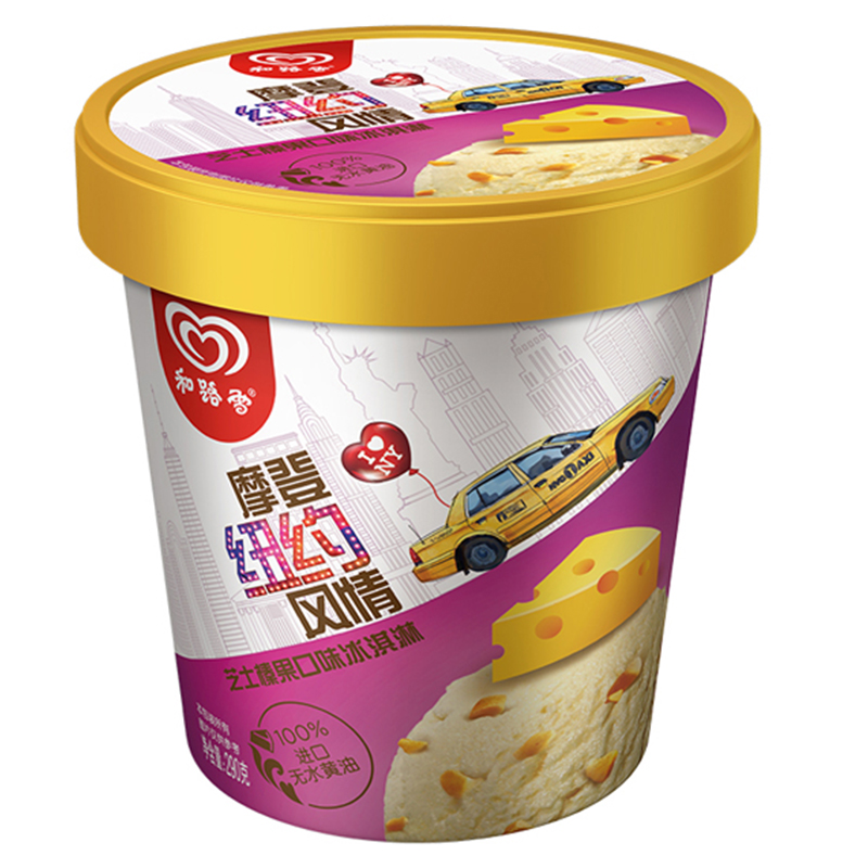 和路雪摩登纽约风情芝士口味冰淇淋290g