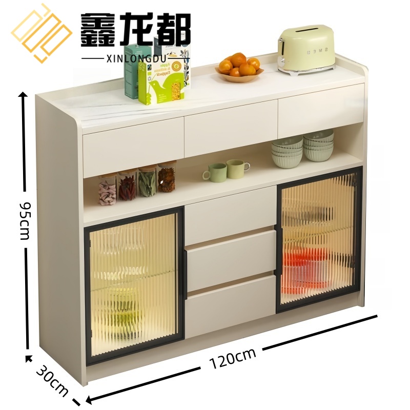 鑫龙都 岩板餐边柜 60*30*95cm 台高清大图
