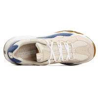 Skechers斯凯奇男鞋情侣鞋复古老爹鞋 轻质舒适透气休闲鞋熊猫鞋 237151-TAN