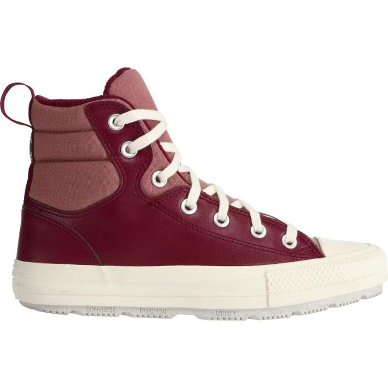 匡威(CONVERSE)匡威女款高帮保暖内里防寒加绒帆布休闲板鞋