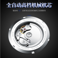 冠琴正品新款男士手表全自动机械表运动防水精钢带国产名牌手表男