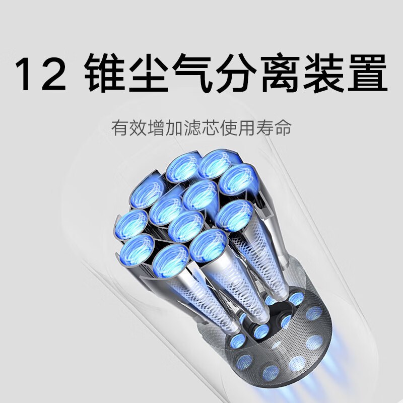 米家 小米无线吸尘器2Pro 家用吸尘器无线手持大吸力 深层除尘除螨吸拖一体