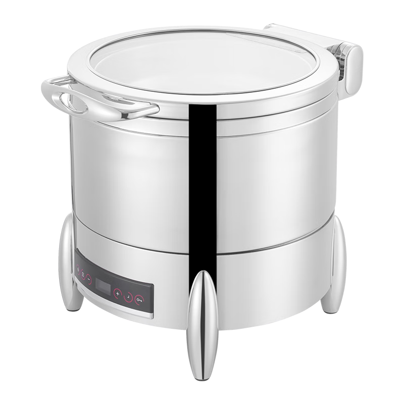 新力士大视窗智能温控电加热900W保温自助餐高汤炉W20-2802T+W07-28027B