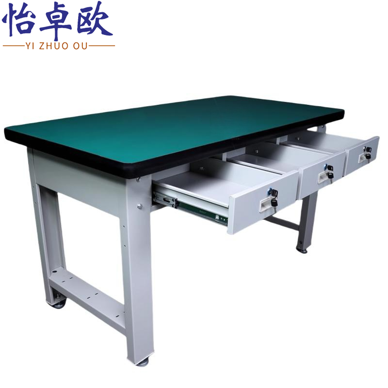 怡卓欧钳工台1.8米三抽张高清大图